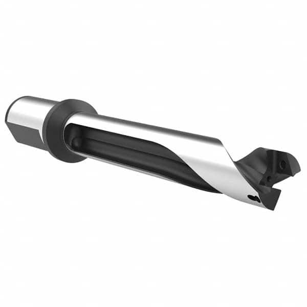 Allied Machine and Engineering - 32mm to 35mm Diam 5xD 175mm Max Depth Straight Flute Spade Drill - Exact Tooling