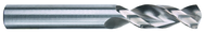 25/64 Dia. x 3-1/4 OAL - High Speed Steel-135° Split Point-Parabolic Screw Machine Drill - Exact Tooling