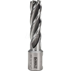DeWALT - Annular Cutters; Cutter Diameter (Inch): 9/16 ; Cutter Diameter (Decimal Inch): 0.5630 ; Cutting Depth (Inch): 2 ; Shank Diameter (Inch): 3/4 ; Finish/Coating: Uncoated ; Cutter Material: High Speed Steel - Exact Tooling