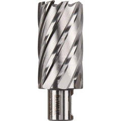DeWALT - Annular Cutters; Cutter Diameter (Inch): 1-5/16 ; Cutter Diameter (Decimal Inch): 1.3130 ; Cutting Depth (Inch): 2 ; Shank Diameter (Inch): 3/4 ; Finish/Coating: Uncoated ; Cutter Material: High Speed Steel - Exact Tooling