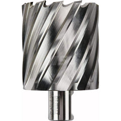 DeWALT - Annular Cutters; Cutter Diameter (Inch): 2-1/4 ; Cutter Diameter (Decimal Inch): 2.5000 ; Cutting Depth (Inch): 2 ; Shank Diameter (Inch): 3/4 ; Finish/Coating: Uncoated ; Cutter Material: High Speed Steel - Exact Tooling