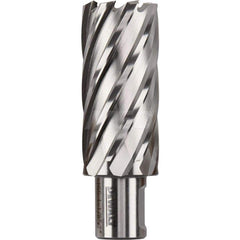 DeWALT - Annular Cutters; Cutter Diameter (Inch): 1-1/8 ; Cutter Diameter (Decimal Inch): 1.1250 ; Cutting Depth (Inch): 2 ; Shank Diameter (Inch): 3/4 ; Finish/Coating: Uncoated ; Cutter Material: High Speed Steel - Exact Tooling