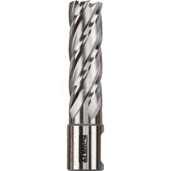 DeWALT - Annular Cutters; Cutter Diameter (Inch): 11/16 ; Cutter Diameter (Decimal Inch): 0.6880 ; Cutting Depth (Inch): 2 ; Shank Diameter (Inch): 3/4 ; Finish/Coating: Uncoated ; Cutter Material: High Speed Steel - Exact Tooling