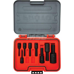Proto - Hex & Torx Bit Socket Sets; Type: Hex Bit Tip Set ; Drive Size: 3/8, 1/2 ; Minimum Set Hex Size (Inch): 1/8 ; Maximum Set Hex Size (Inch): 5/8 ; Measurement Type: SAE ; Container Type: Blow Mold Case - Exact Tooling