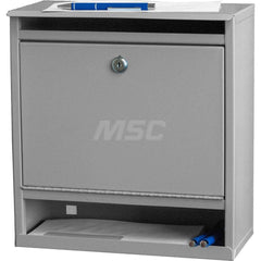 Platt & LaBonia - Key Control; Type: Drop-Off Box ; Number of Keys: 2 ; Color: Gray ; Height (Inch): 13 ; Width (Inch): 12-1/4 ; Depth (Inch): 6 - Exact Tooling