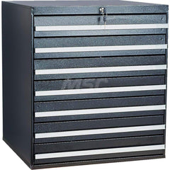 Platt & LaBonia - Small Parts Cabinets; Type: Lockable Storage Cabinet ; Number of Drawers: 7.000 ; Width (Inch): 23-1/2 ; Depth (Inch): 22 ; Height (Inch): 26 ; Frame Material: Steel - Exact Tooling