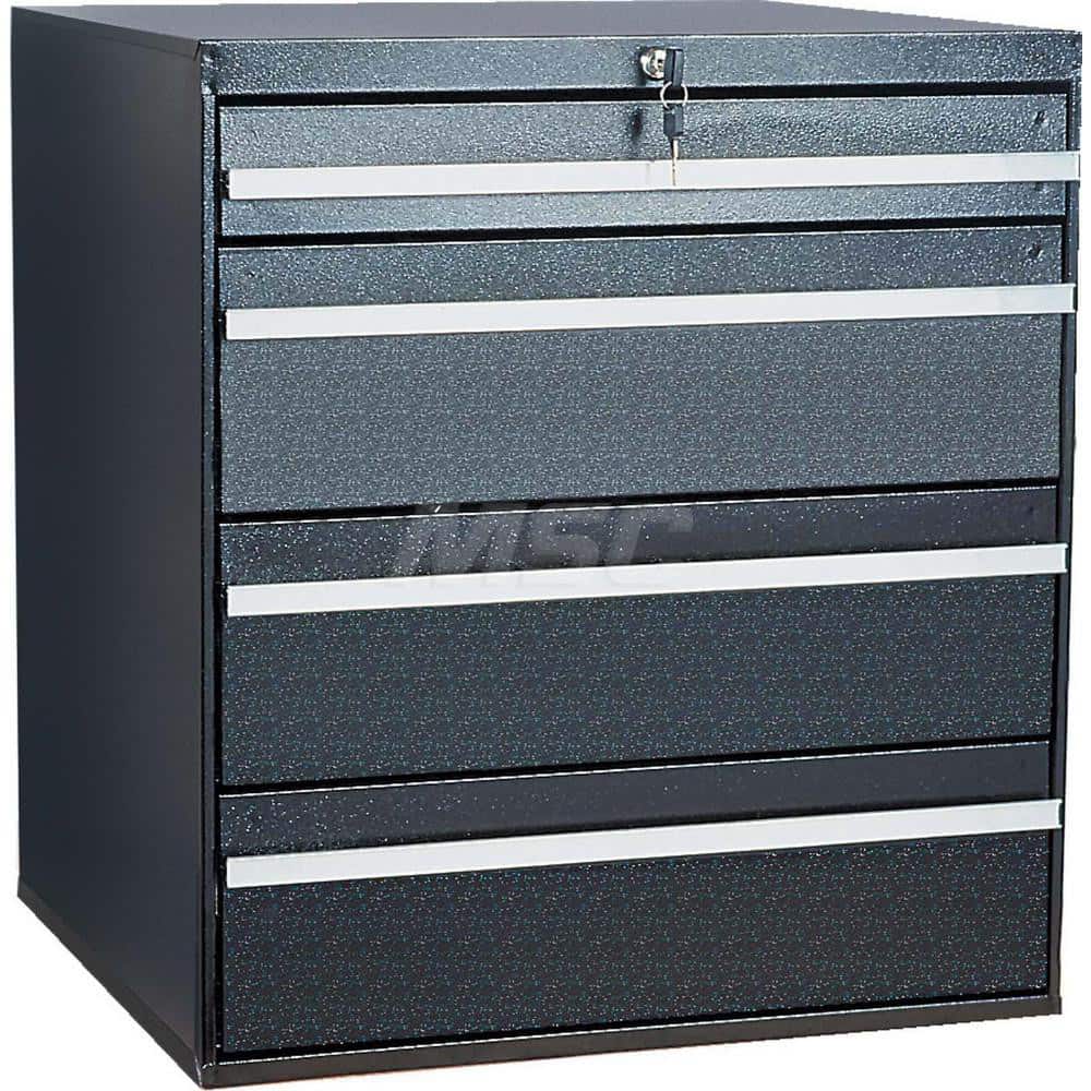 Platt & LaBonia - Small Parts Cabinets; Type: Lockable Storage Cabinet ; Number of Drawers: 4.000 ; Width (Inch): 23-1/2 ; Depth (Inch): 22 ; Height (Inch): 26 ; Frame Material: Steel - Exact Tooling