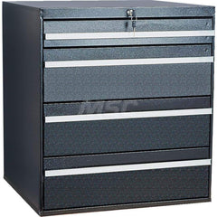 Platt & LaBonia - Small Parts Cabinets; Type: Lockable Storage Cabinet ; Number of Drawers: 4.000 ; Width (Inch): 23-1/2 ; Depth (Inch): 22 ; Height (Inch): 26 ; Frame Material: Steel - Exact Tooling