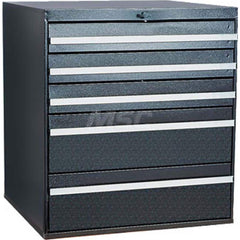 Platt & LaBonia - Small Parts Cabinets; Type: Modular Drawer Cabinet ; Number of Drawers: 5.000 ; Width (Inch): 23-1/2 ; Depth (Inch): 22 ; Height (Inch): 26 ; Frame Material: Steel - Exact Tooling