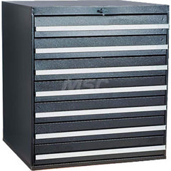 Platt & LaBonia - Small Parts Cabinets; Type: Modular Drawer Cabinet ; Number of Drawers: 7.000 ; Width (Inch): 23-1/2 ; Depth (Inch): 22 ; Height (Inch): 26 ; Frame Material: Steel - Exact Tooling