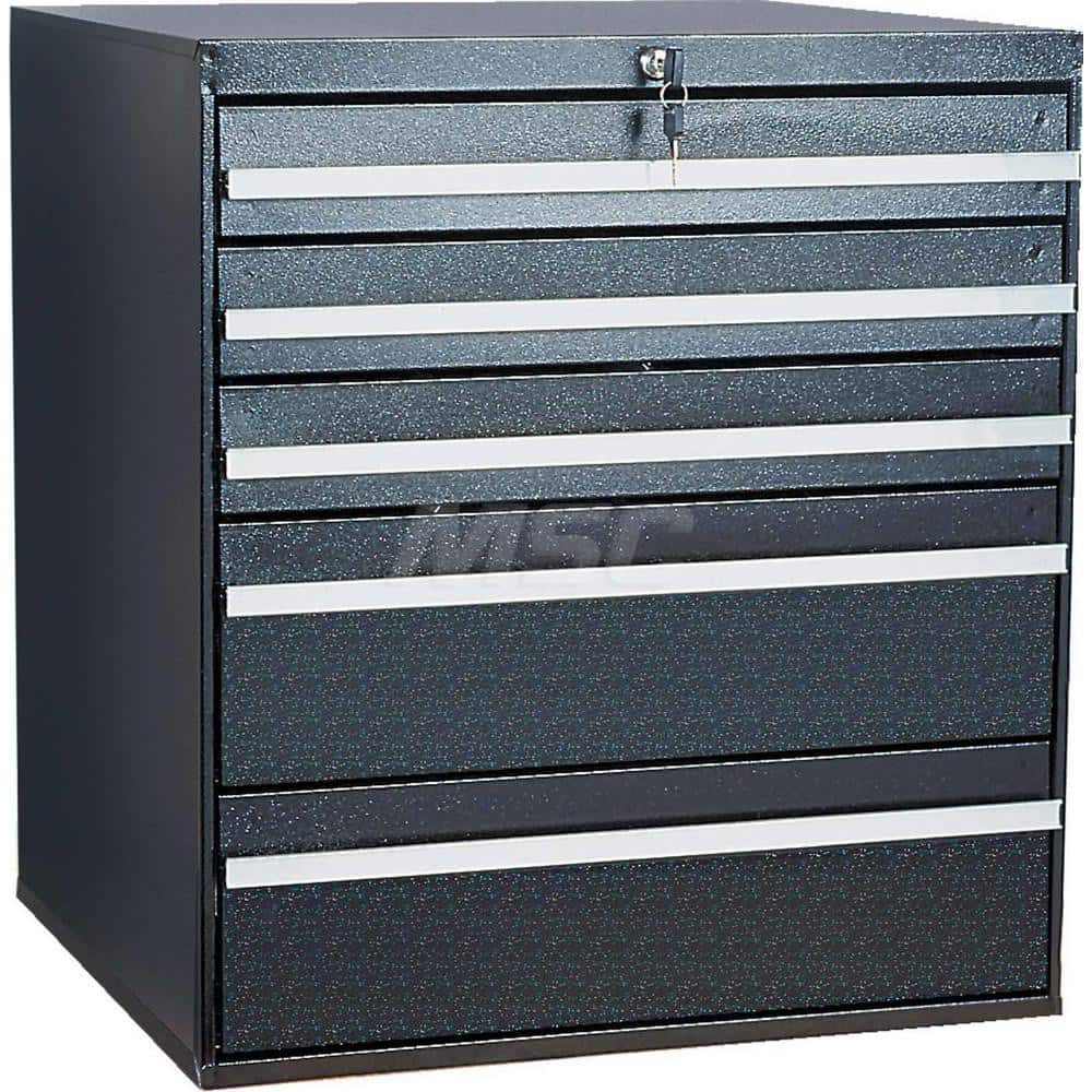 Platt & LaBonia - Small Parts Cabinets; Type: Lockable Storage Cabinet ; Number of Drawers: 5.000 ; Width (Inch): 23-1/2 ; Depth (Inch): 22 ; Height (Inch): 26 ; Frame Material: Steel - Exact Tooling