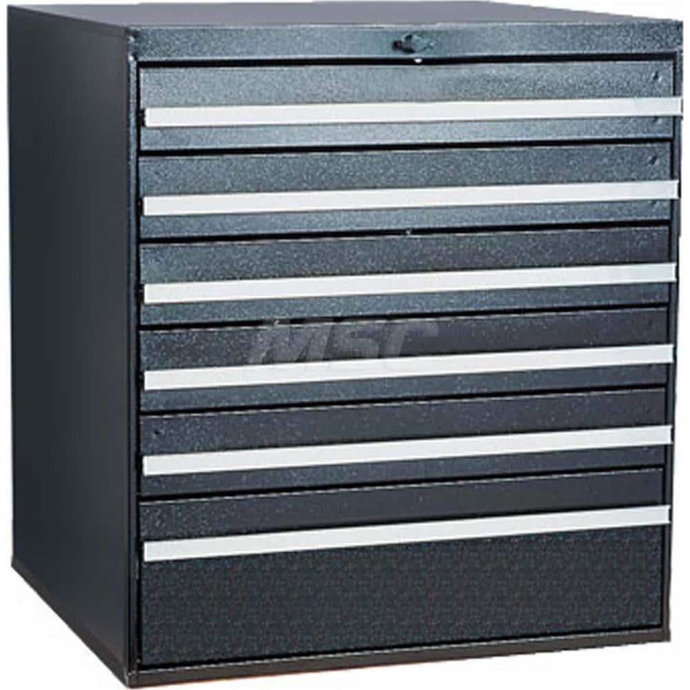 Platt & LaBonia - Small Parts Cabinets; Type: Modular Drawer Cabinet ; Number of Drawers: 6.000 ; Width (Inch): 23-1/2 ; Depth (Inch): 22 ; Height (Inch): 26 ; Frame Material: Steel - Exact Tooling