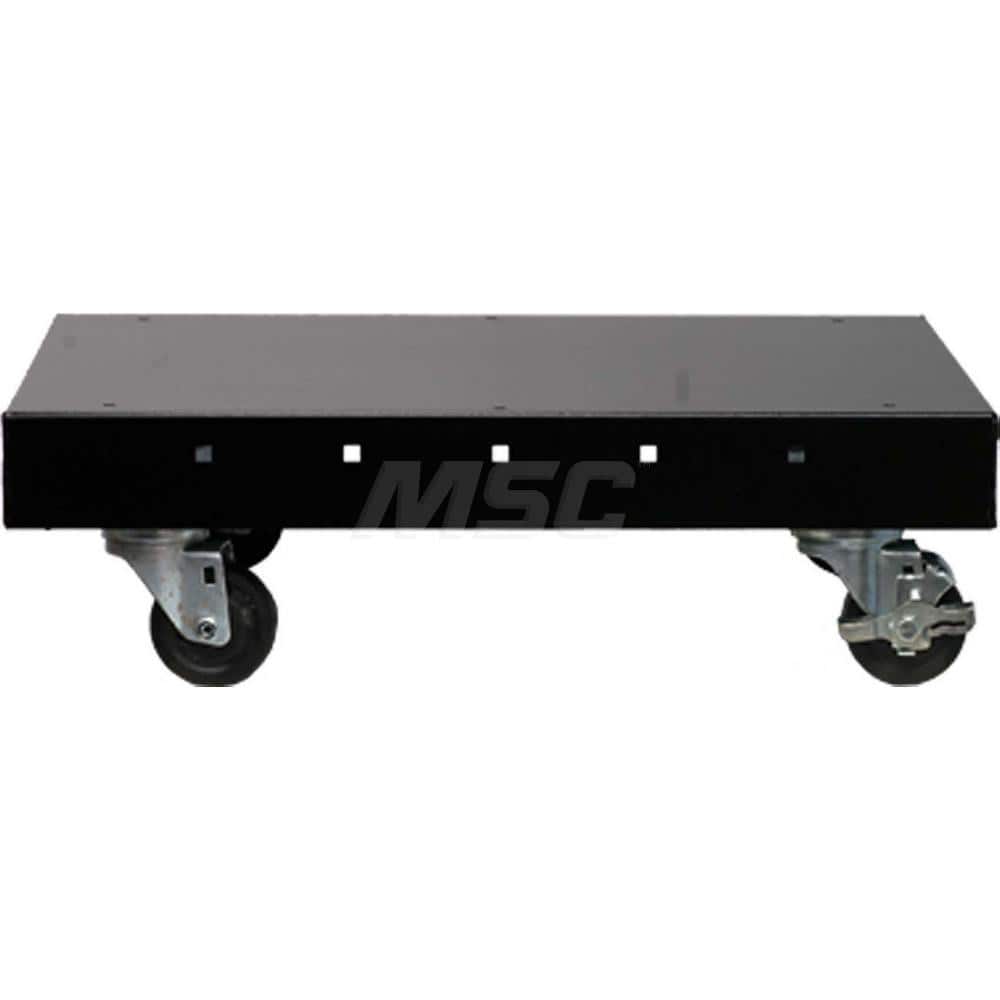 Platt & LaBonia - Cabinet Components & Accessories; Type: Mobile Cabinet Caster System ; For Use With: All BB Cabinets ; Color: Black ; Material: Steel ; Width (Inch): 23-1/2 ; Depth (Inch): 22 - Exact Tooling