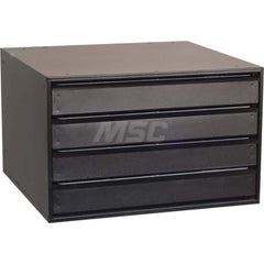 Platt & LaBonia - Small Parts Cabinets; Type: Modular Drawer Cabinet ; Number of Drawers: 4.000 ; Width (Inch): 23-1/2 ; Depth (Inch): 22 ; Height (Inch): 15 ; Frame Material: Steel - Exact Tooling