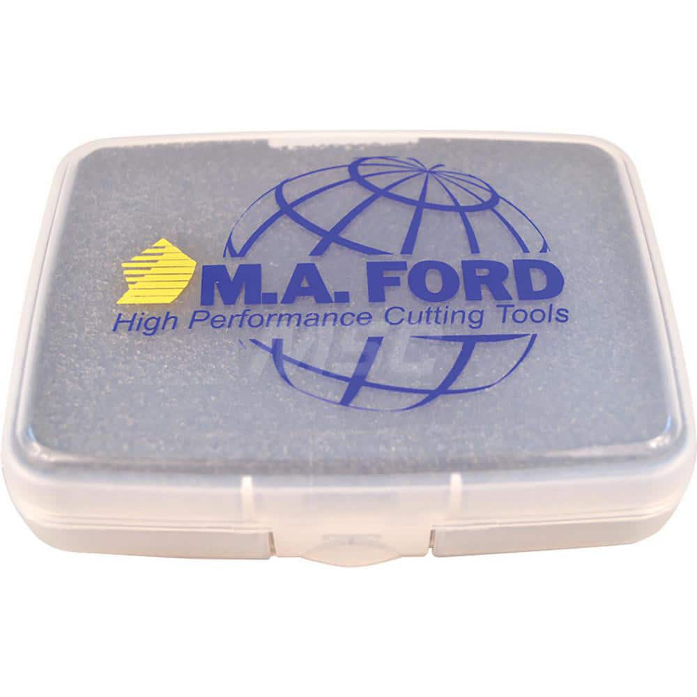 M.A. Ford - Chamfer Mill Sets; End Type: Single ; Chamfer Mill Material: Solid Carbide ; Chamfer Mill Finish/Coating: Uncoated ; Cutter Head Diameter (Inch): 1/8; 1/4; 3/8; 1/2 ; Included Angle A: 90 ; Overall Length (Inch): 1-1/2;2-1/2;2-1/2;3 - Exact Tooling