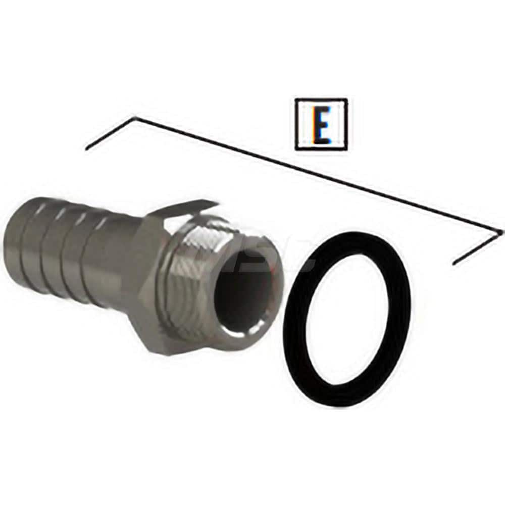 SANI-LAV - Spray Nozzle Parts & Accessories; Type: Hose Barb & O-Ring ; For Use With: Models N3; N3W Nozzles ; Material: Stainless Steel - Exact Tooling