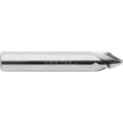 M.A. Ford - Chamfer Mills; Cutter Head Diameter (Inch): 1/4 ; Included Angle A: 60 ; Chamfer Mill Material: Solid Carbide ; Chamfer Mill Finish/Coating: Uncoated ; Overall Length (Inch): 2-1/2 ; Shank Diameter (Inch): 1/4 - Exact Tooling