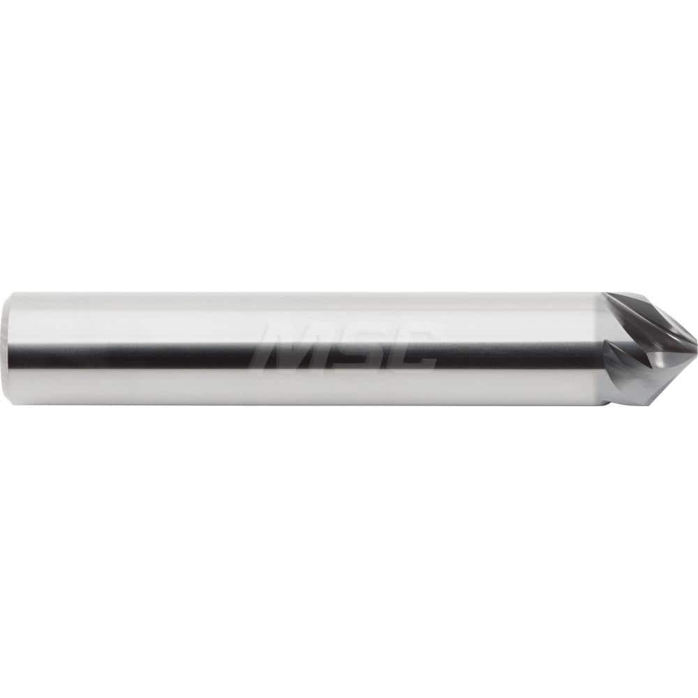 M.A. Ford - Chamfer Mills; Cutter Head Diameter (mm): 10.00 ; Included Angle A: 90 ; Chamfer Mill Material: Solid Carbide ; Chamfer Mill Finish/Coating: AlCrN ; Overall Length (mm): 72.00 ; Shank Diameter (mm): 10.00 - Exact Tooling