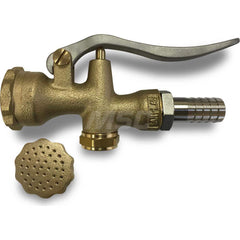 SANI-LAV - Sprayers & Nozzles; Type: Mid-Sized Spray Nozzle ; Color: Yellow ; Connection Type: 3/4" Hose Barb ; Material: Brass; Stainless Steel ; Pipe Size (Inch): 3/4 ; Style: Insulated - Exact Tooling