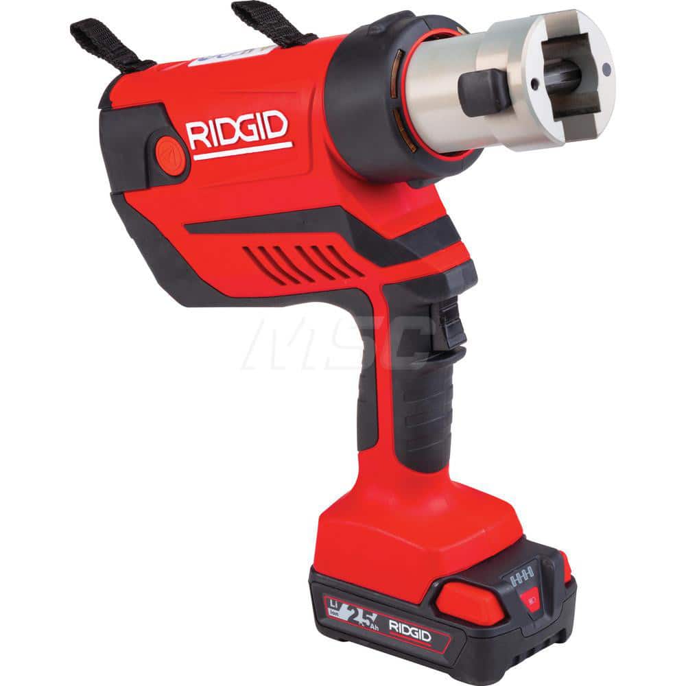 Ridgid - Benders, Crimpers & Pressers; Type: Presser ; Maximum Pipe Capacity (Inch): 4 ; Minimum Pipe Capacity: 1/2 (Inch); Overall Length (Inch): 11 ; Includes: RP 350 Press Tool Only ; For Use With: Viega ProPress and MegaPress Fittings - Exact Tooling