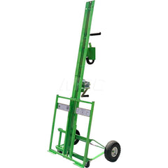 HangPro - Panel Lifts; LiftType: Drywall ; Drive Type: Hand Crank ; Maximum Height: 120 (Inch); Panel Size: 4x16 ; Load Capacity: 150 ; Material: Steel - Exact Tooling