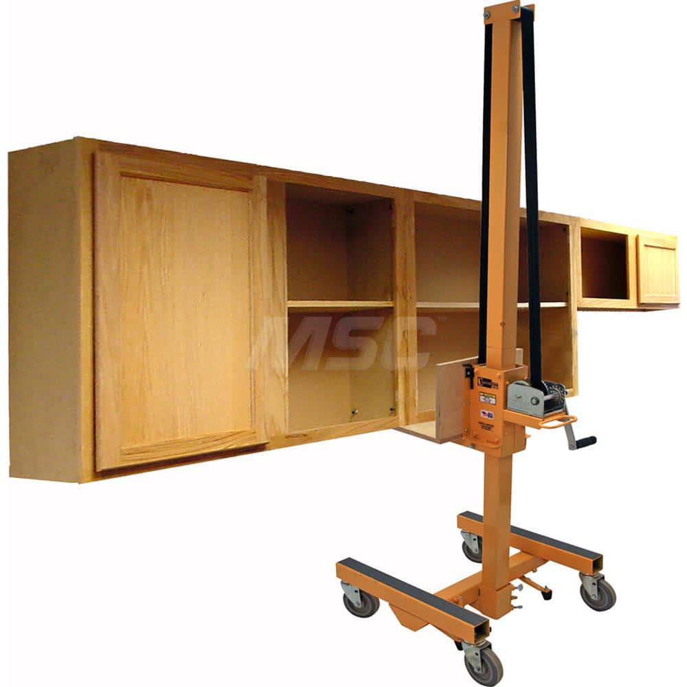 Cabinetizer - Manually Operated Lifts; Type: Cabinet Lift ; Load Capacity (Lb.): 300.000 ; Lift Height (Inch): 72 - Exact Tooling