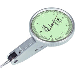 Mahr - Dial Test Indicators; Maximum Measurement (Decimal Inch): 0.0040 ; Maximum Measurement (mm): 0.10 ; Dial Graduation (Decimal Inch): 0.000050 ; Dial Graduation (mm): 0.0127 ; Dial Reading: 4-0-4 ; Dial Diameter (Inch): 1.5 - Exact Tooling