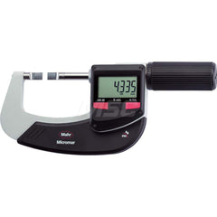 Mahr - Electronic Outside Micrometers; Type: Digital Outside Micrometer ; Minimum Measurement (Decimal Inch): 3 ; Minimum Measurement (mm): 75.00 ; Maximum Measurement (mm): 100 ; Thimble Type: Ratchet ; Calibrated: No - Exact Tooling
