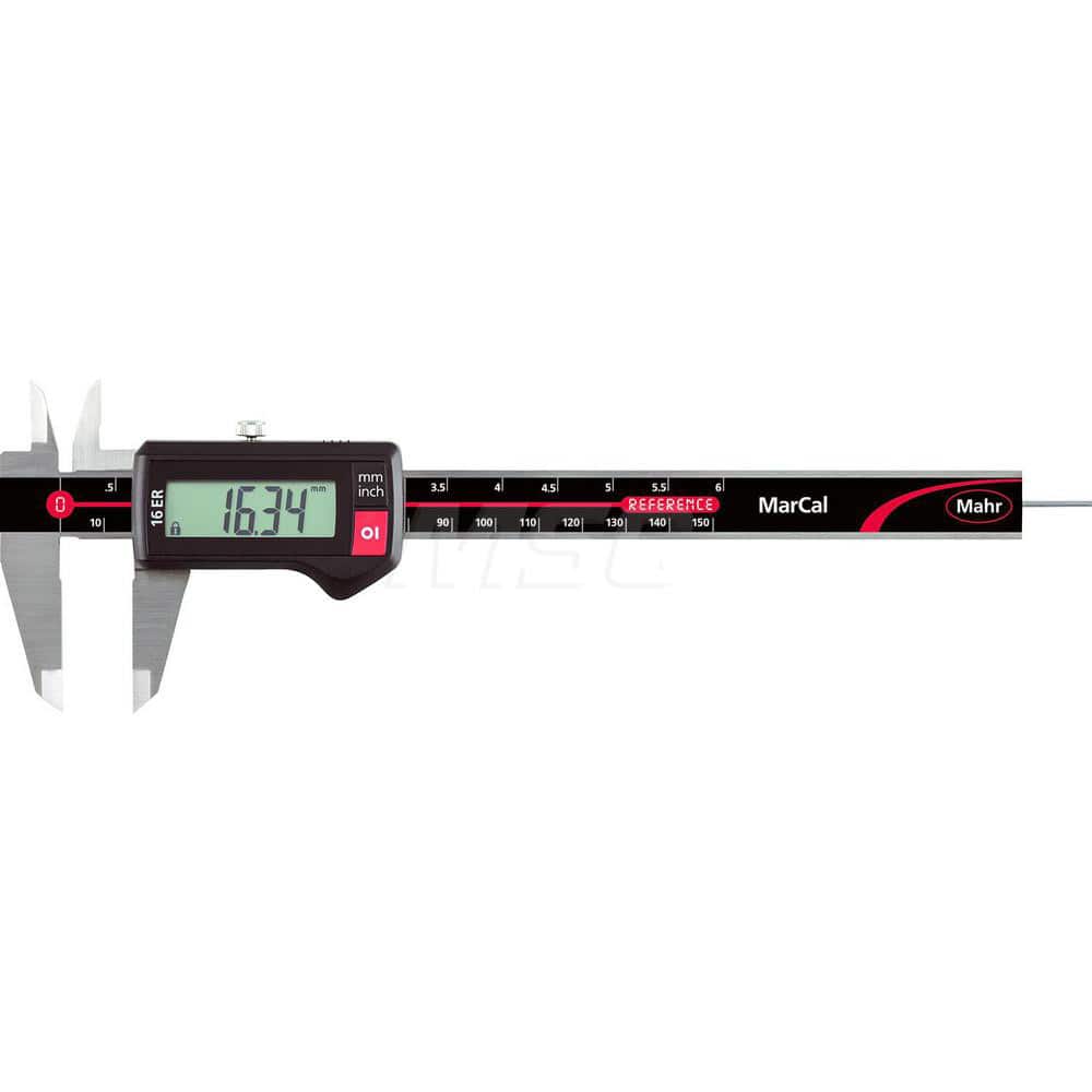Mahr - Electronic Calipers; Minimum Measurement (mm): 0.00 ; Minimum Measurement (Decimal Inch): 0.0000 ; Maximum Measurement (Decimal Inch): 12 ; Maximum Measurement (mm): 300.00 ; Accuracy Plus/Minus (Decimal Inch): 0.0150 ; Accuracy Plus/Minus (mm): 0 - Exact Tooling