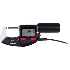 Mahr - Electronic Outside Micrometers; Type: Digital Outside Micrometer ; Minimum Measurement (Decimal Inch): 3 ; Minimum Measurement (mm): 75.00 ; Maximum Measurement (mm): 100 ; Thimble Type: Ratchet ; Calibrated: Yes - Exact Tooling