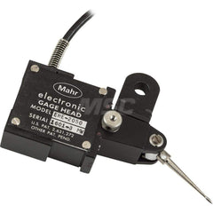 Mahr - Gage Heads; Type: Inductive Probe ; Maximum Measurement (Decimal Inch): 0.0100 ; Maximum Measurement (mm): 0.25 ; Body Length (mm): 61.700 ; Body Length (Decimal Inch): 2.4200 ; Linearity (%): 0.1000 - Exact Tooling