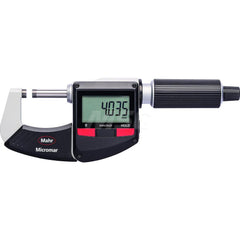 Mahr - Electronic Outside Micrometers; Type: Digital Outside Micrometer ; Minimum Measurement (Decimal Inch): 0 ; Minimum Measurement (mm): 0 ; Maximum Measurement (mm): 25 ; Thimble Type: Ratchet ; Calibrated: Yes - Exact Tooling
