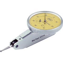 Mahr - Dial Test Indicators; Maximum Measurement (Decimal Inch): 0.0300 ; Maximum Measurement (mm): 0.80 ; Dial Graduation (Decimal Inch): 0.000400 ; Dial Graduation (mm): 0.0100 ; Dial Reading: 40-0-40 ; Dial Diameter (Inch): 1.5 - Exact Tooling
