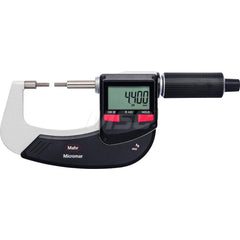 Mahr - Electronic Outside Micrometers; Type: Digital Outside Micrometer ; Minimum Measurement (Decimal Inch): 0 ; Minimum Measurement (mm): 0 ; Maximum Measurement (mm): 25 ; Thimble Type: Ratchet ; Calibrated: No - Exact Tooling
