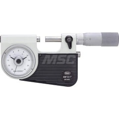 Mahr - Mechanical Indicating Micrometers; Minimum Measurement (Inch): 0 ; Minimum Measurement (mm): 0 ; Minimum Measurement (Decimal Inch): 0 ; Maximum Measurement (Inch): 1 ; Maximum Measurement (Decimal Inch): 1 ; Maximum Measurement (mm): 25 - Exact Tooling