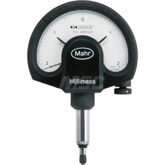 Mahr - Dial Comparator Gages; Dial Graduation (Decimal Inch): 0.000500 ; Dial Graduation (mm): 0.0100 ; Accuracy (micro m): 1 (Ge); 1.2 (Gges); 0.7 (Gt) ; Accuracy (Decimal Inch): 0.00035 (Ge); 0.0004 (Gges); 0.00025 (Gt) ; Maximum Measurement (Decimal I - Exact Tooling