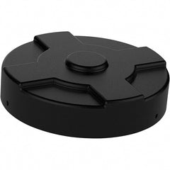 Vestil - 55 Gal, Polyethylene Drum Cover - 24-3/4" Diam, Rigid Smooth Liner - Exact Tooling