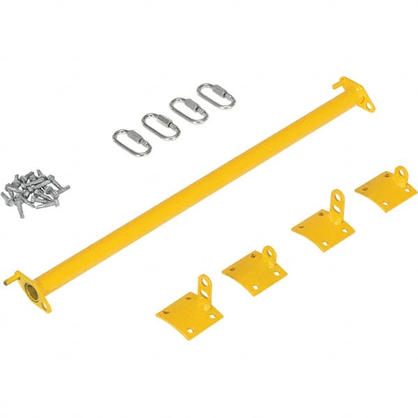 Vestil - Aluminum Pedestrian Bollard - Steel Rope - Exact Tooling