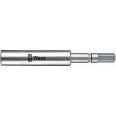 Wera - 1/4" Bit Holder - 1/4" Drive, 3-3/4" OAL - Exact Tooling