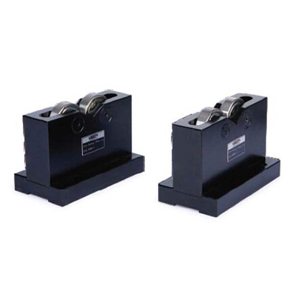 Insize USA LLC - V-Blocks; Type: Roller Bearing V-Block ; Sold As: Matched Pair ; Overall Width (Decimal Inch): 3.9000 ; Minimum Capacity of V (Decimal Inch): 2.7600 ; Maximum Capacity of V (Decimal Inch): 7.8700 ; Material: Steel - Exact Tooling