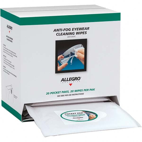 Allegro - 20 20-Pack Pieces Lens Cleaning Towelettes - Exact Tooling