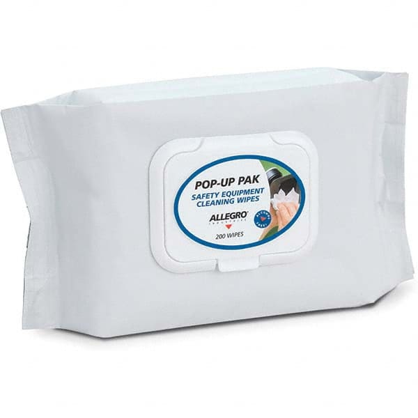 Allegro - 1 200-Piece Facepiece Cleaning Alcohol-Free Wipes - Exact Tooling