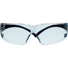 3M - Light Blue Lenses, Frameless Safety Glasses - Exact Tooling