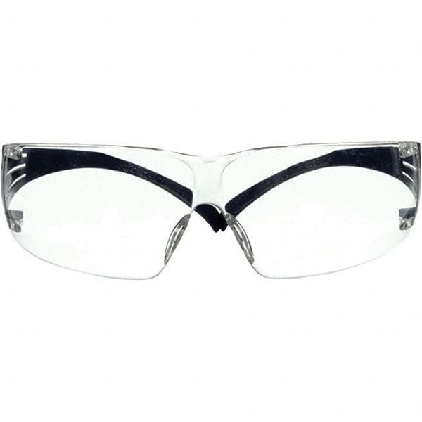 3M - Clear Lenses, Frameless Safety Glasses - Anti-Fog, Scratch Resistant, Adjustable Temples, Size Universal, Wrap Around - Exact Tooling