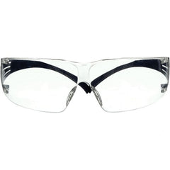 3M - Clear Lenses, Frameless Safety Glasses - Anti-Fog, Scratch Resistant, Adjustable Temples, Size Universal, Wrap Around - Exact Tooling