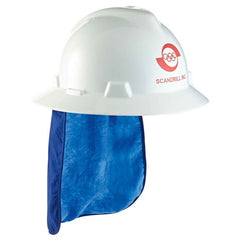 6717CT Blue Evap Hard Hat Neck Shade W/ Cooling Towel - Exact Tooling
