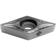 Sumitomo - DCGT32.52 MESI Grade AC5015S Carbide Turning Insert - TiAlSiN Finish, 55° Diamond, 3/8" Inscr Circle, 3/32" Thick, 0.0313" Corner Radius - Exact Tooling