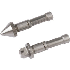 4.5-3.5 TPI-0.217″-0.275″ / 5.5 mm-7 mm Pitch - Individual Micrometer Anvil Attachment - Exact Tooling