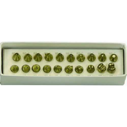 10PC SET GEAR TOOTH MIC ANVILS - Exact Tooling