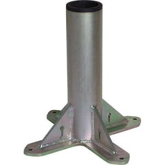 OZ Lifting Products - Davit Crane Bases Base Type: Pedestal Base Finish/Coating: Zinc Plated - Exact Tooling